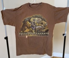 Vtg Disney Animal Kingdom TShirt Lions Giraffe Elephant
