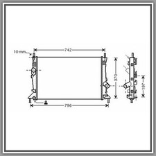 Radiateur Volvo V50