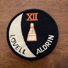 Vintage NASA Gemini XII 12 Lovell Aldrin Embr...