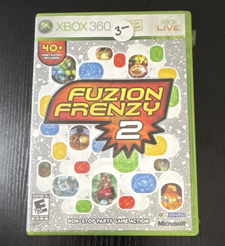 Microsoft Fuzion Frenzy 2 Xbox 360 2007 Party Compilation Multiplayer Manual
