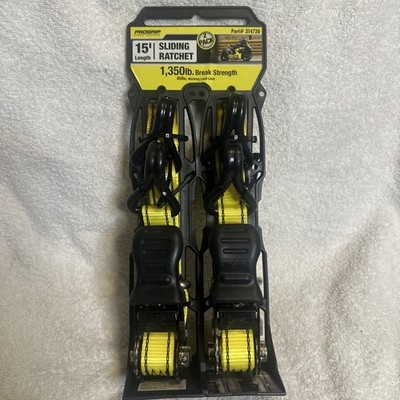 ProGrip 2Pack 15  Sliding Ratchet Part # 314720. 1350 Break Strength