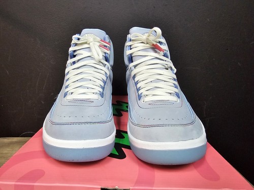 Size 10.5 - Jordan 2 Retro x J. Balvin Blue 2022 Excellent Condition With Box 🔥 - Picture 5 of 17