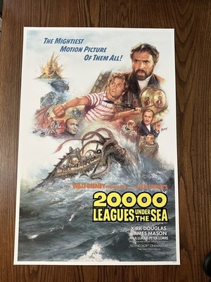 20,000 Leagues Under the Sea Mondo 24x36 Poster KWow Limited Screen Print