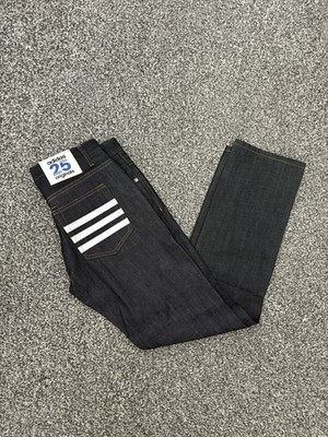 希少 濃紺 adidas originals NIGO jeans W: 30 Adidas Originals 25 NIGO Bear Denim Pant Jeans Navy Blue W29 L31