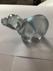 Fenton Art Glass Iridescent Polar Bear