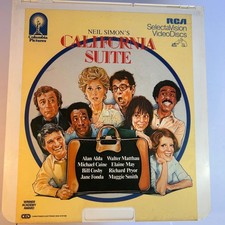 California Suite RCA SelectaVision CED VideoDisc Movie Comedy Alan Alda
