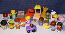 Fisher Price Little People Mixed Lot of 21 People, Disney, Animals & Accessories