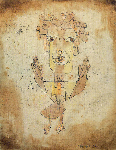 PAUL KLEE ANGELUS NOVUS SURREALISMO ARTE STAMPA GICLEE FINE TELA - Bild 1 von 7