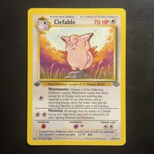 Clefable [1st Edition] #1 Prices | Pokemon Jungle | Pokemon Cards