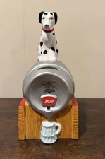 1999 Anheuser-Bush Budweiser Barrel Dalmatian Coin Bank