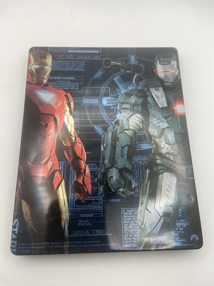Iron Man 2 (Blu-ray, 2010) Lenticular Target Exclusive Case 00271/30000 Foto 2 de 4