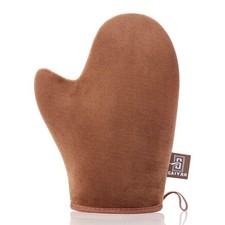 GAIYAH Self Tanning Mitt Applicator Tanner 1 Count Pack of 1 , Brown