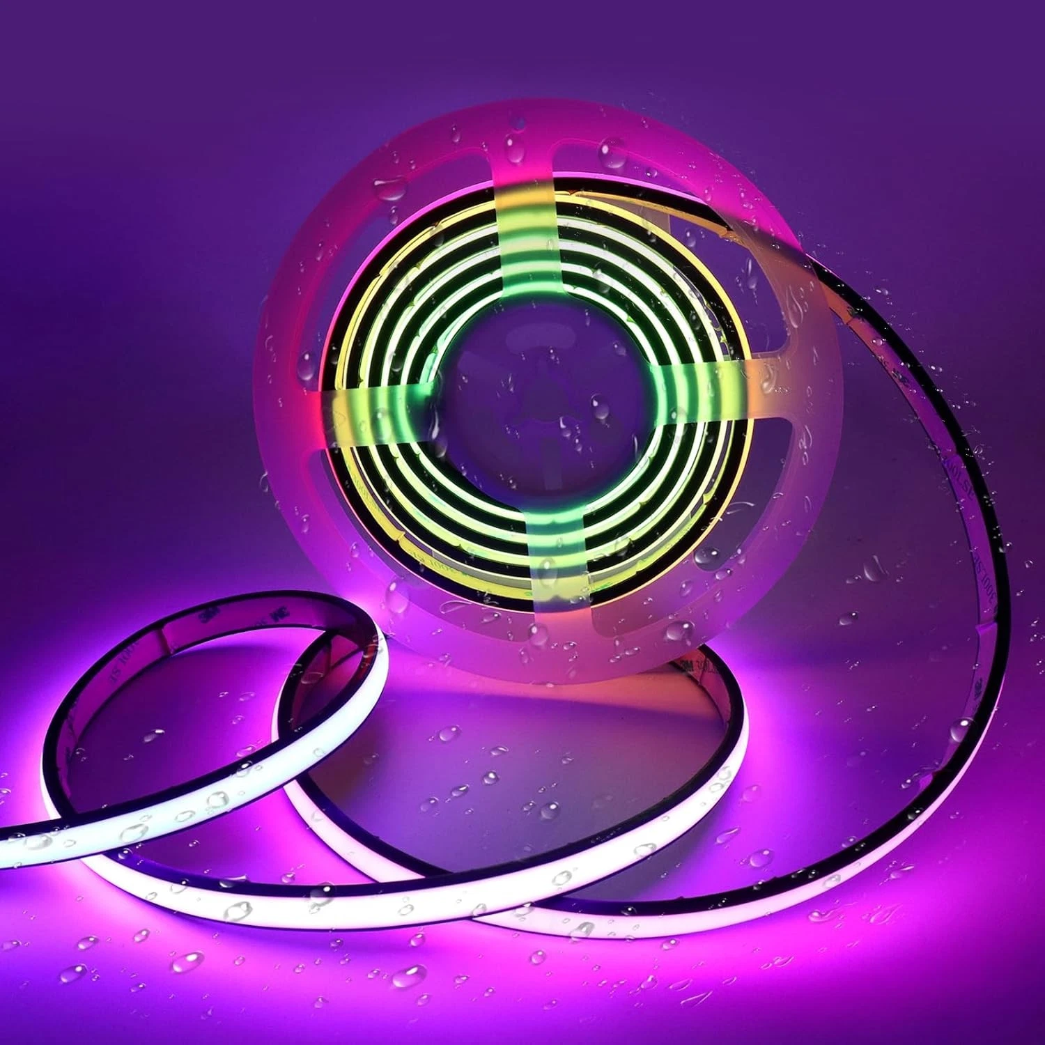 16.4ft 24V RGBIC LED Neon Light Strip 720leds/m Waterproof Flexible Room Decor