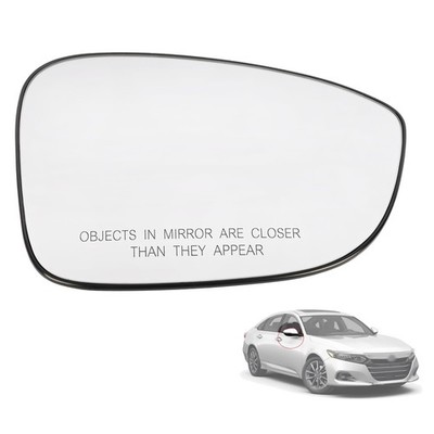 Magimaker Right Passenger Side Mirror Glass with Side, Black 