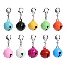 Pet Bells for Cat Dog, 10 PCS Cat and Dog Round Bells for Collar with Loud