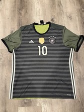 Vintage Adidas Germany Podolski FIFA World Cup 2014 Gray Green XXL Mint, 🔥