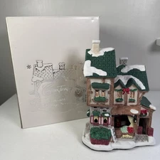 JCPenny Christmas Treasury Interior Scene Collectible Village Series #6 Grocery 