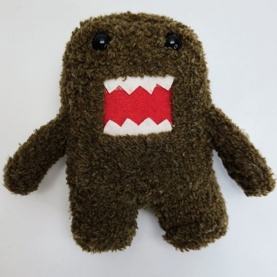 DOMO-KUN Plush Doll 6.5  Small Brown Nanco Stuffed Toy Fuzzy Soft Domo 2010