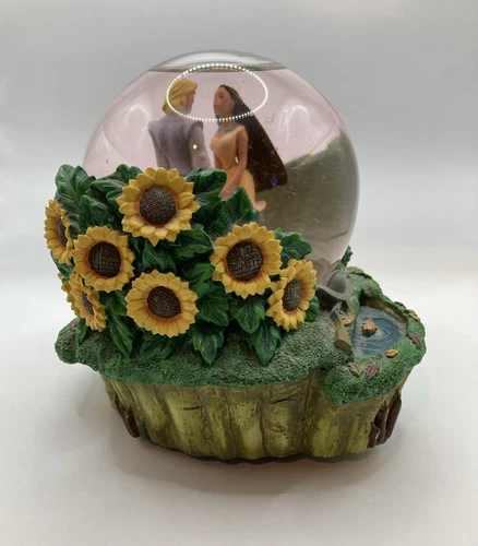 Disney Pocahontas “Colors Of The Wind” Snow Globe Music/Rotation - Picture 2 of 7