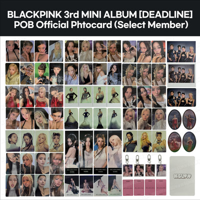 BLACKPINK [DEADLINE] ALBUM POB Official Photocard (Select Member