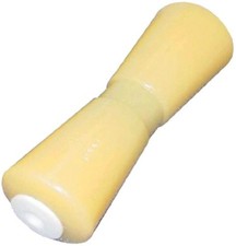 Rubber 1000Y Yellow 10" Heavy Duty Marine Keel Roller with 5/8" Shaft designed
