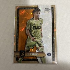 2024 Topps Chrome Sapphire MLS Erik Duenas #74 Pitch Prodigies Orange #17/25