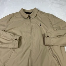 Polo Ralph Lauren Harrington Jacket Bomber Mens Size XL Plaid Lining