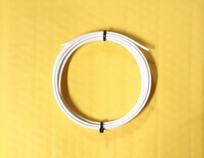 12 AWG White, Mil-Spec Wire, (PTFE) Stranded Silver Plated Copper, 15 ft