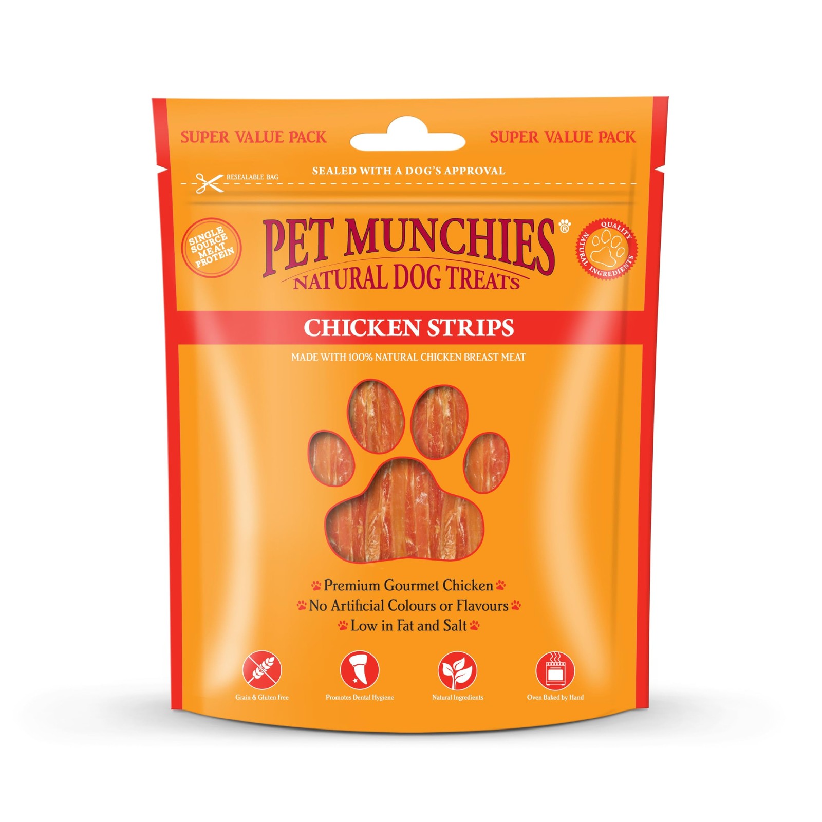 Pet Munchies Chicken Strips Dog Treats, Value Pack Dog Chews with Natural Real - Image 2