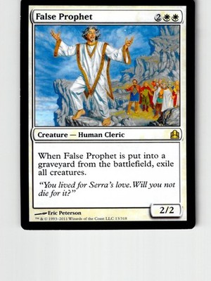 False Prophet 13 Rare Commander Magic: The Gathering Lightly Played