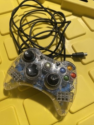 Afterglow Crystal Clear See Through Original Xbox 360 Controller (beat Up See)