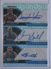 2024 Panini Prizm Black ISIAH THOMAS/CHAUNCEY BILLUPS/GRANT HILL Mojo Auto /25