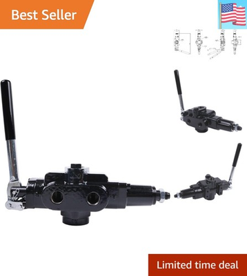 #ad 25GPM 3500PSI Hydraulic Log Splitter Valve Adjustable Detent Reverse Port Con... $143.77