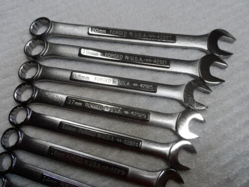 Craftsman Metric MM Combination Wrench Set, USA NOS, 12 pt, 10 to 20mm - 11 pcs - Picture 7 of 11