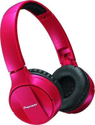 Pioneer On-Ear Bluetooth-Kopfhörer SE-MJ553BT-R (Bluetooth 3.0) rot
