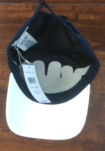 LACOSTE NAVY BLUE WITH WHITE TRIM ADJUSTABLE HAT - Picture 5 of 6
