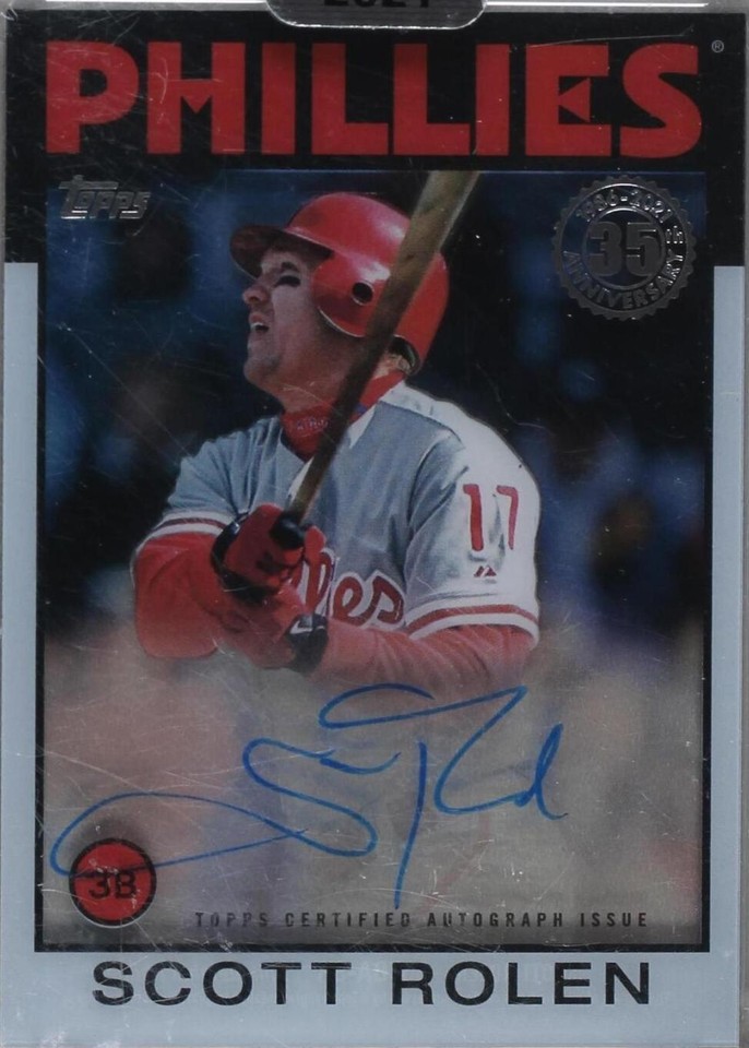 2021 Topps Clearly Authentic Autographs - Scott Rolen #86TBA-SR - 1 of 1