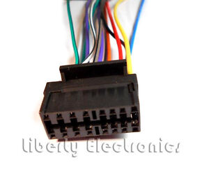 16 Pin Auto Stereo Wiring Harness Plug for Sony CDX-GT130 16 Pin Auto Stereo Wiring Harness Plug for Sony CDX-GT130
