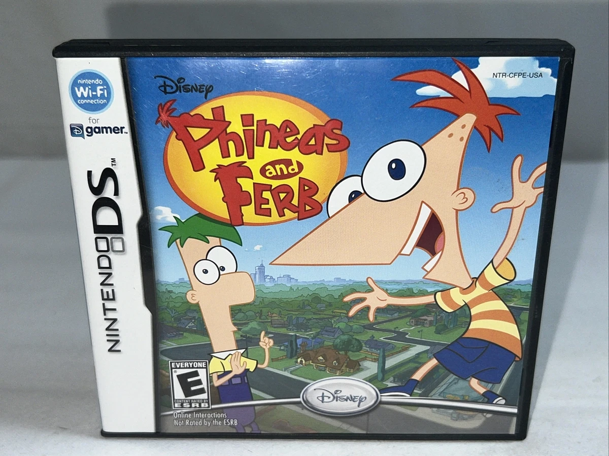 Phineas and Ferb Nintendo DS 2009 CIB Tested Working