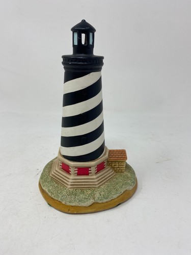 Geo. Z. Lefton Lighthouse Ceramic Statue Cape Hatteras 1993 C1188 Hand Painted - Picture 3 of 8