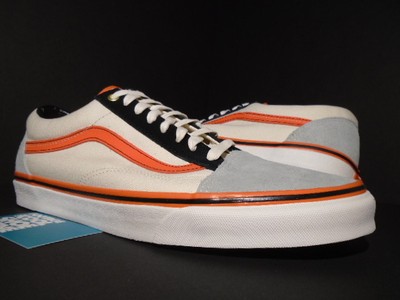 vans white orange