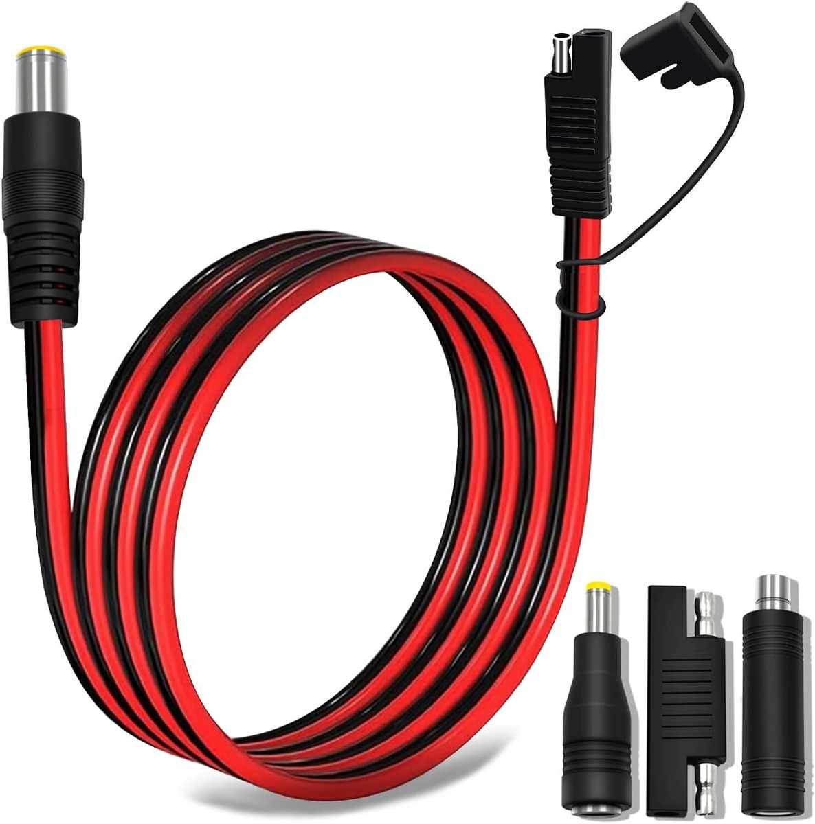 COMeap SAE to DC8mm Male Adapter for Jackery Solar Panel, with