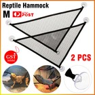 UP6PCS Reptile Hammock for Small Large Bearded Dragon Lizard Reptile Snakes Tool