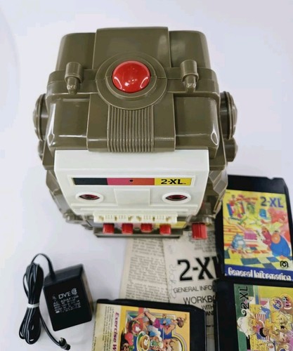 Vintage 1978 Mega Corp 2-XL Robot. 3x 8 Track Tapes. Working EUC Burbank Toys - Picture 14 of 14