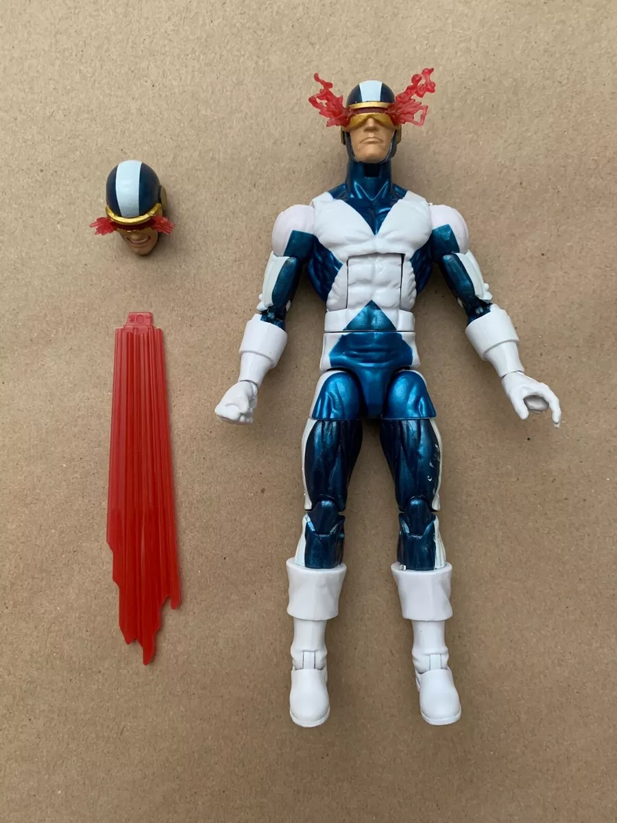 Marvel Legends CYCLOPS Retro Uncanny X Men Wave Loose Vintage Blue White Costume