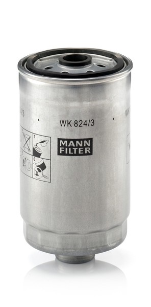 Mann-Filter Kraftstofffilter (Wk 824/3) FüR KIA Carens IV Hyundai Getz Santa Fé-image