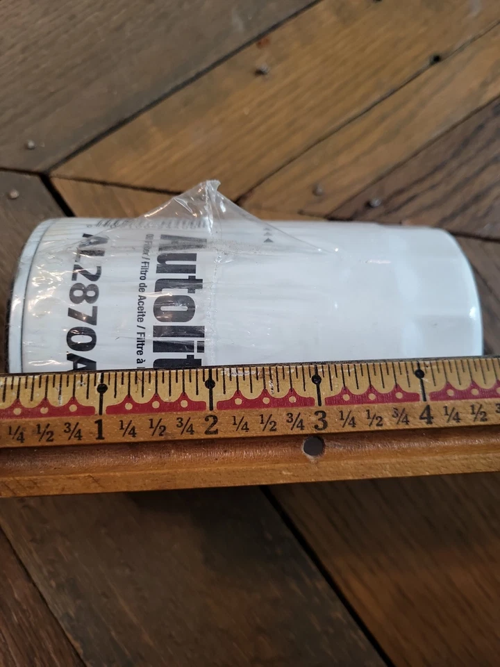 Filtro de aceite AL2870A AUTOLITE - BMW 525i 1989-1990, BMW 528e 1982-88, VW Golf 85-06 Foto 2 de 4