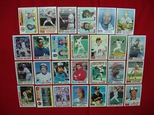 1982 TOPPS BASEBALL 27 DIFF SEMI STAR CARD LOT MURRAY SCHMIDT JACKSON BRETT + 