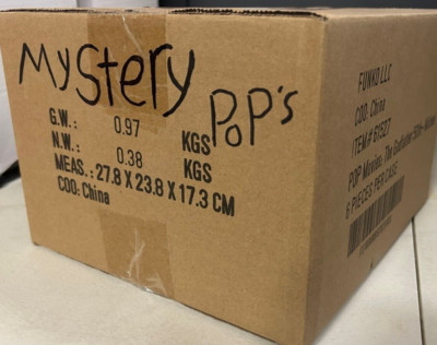 6 MYSTERY FUNKO POPS (RETAIL VALUE OF $72!!!!)