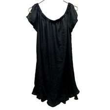 Express Mini Dress Women's Large Black Off The Shoulder Brand New NWOT